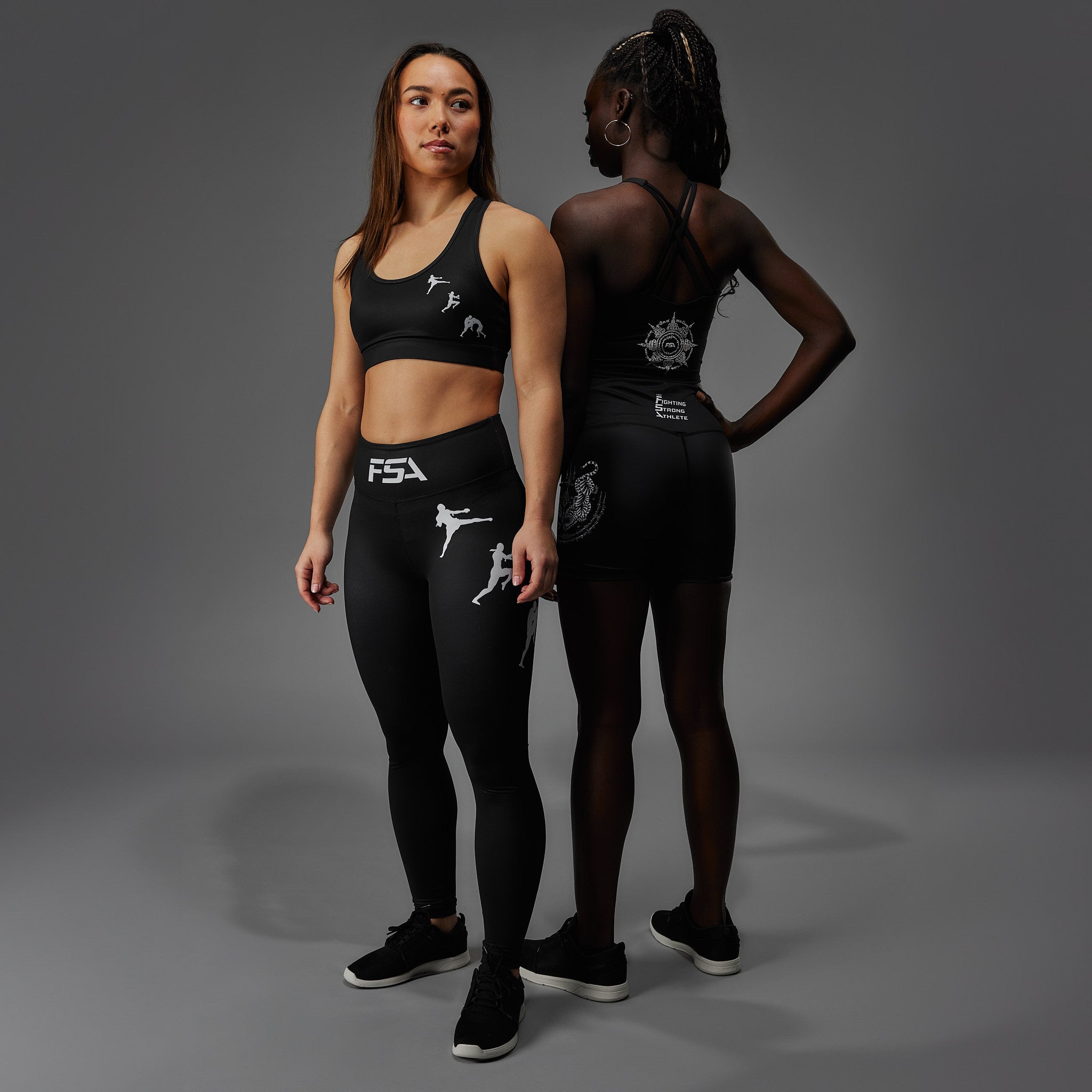 Tights Twin Tiger Black