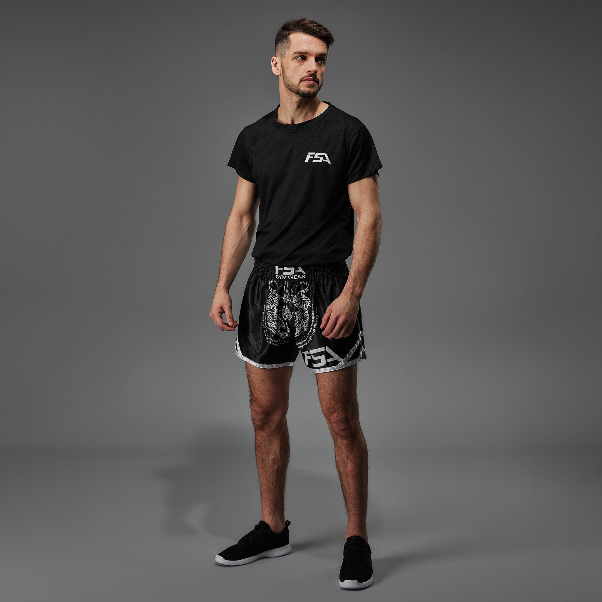 T-shirt Twin Tiger Black