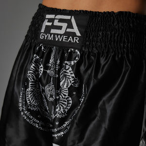 Muay Thai Shorts Twin Tiger Black